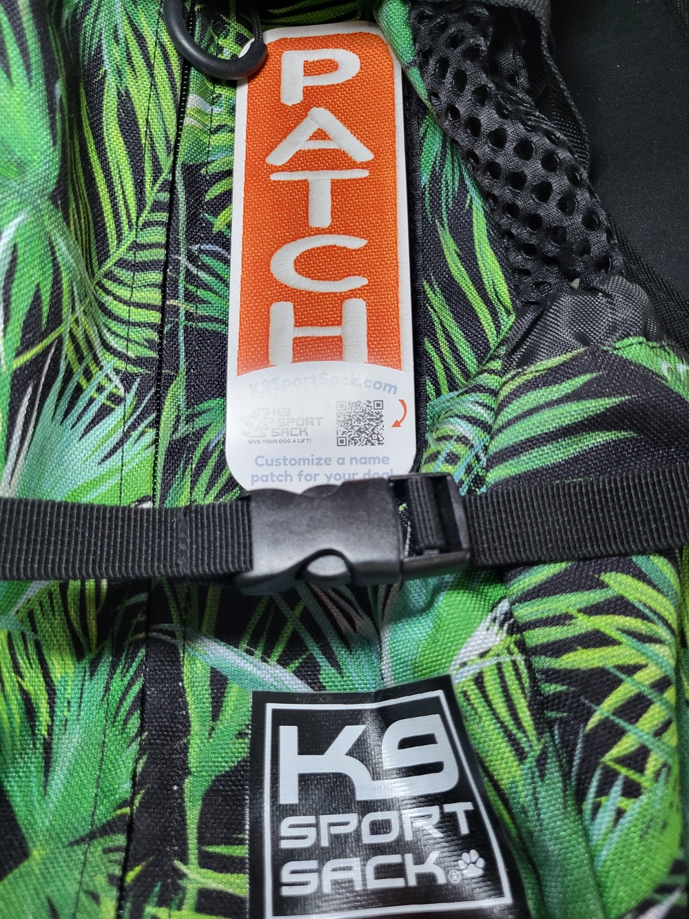 K9 Sport Sack Dog Backpack Carrier Tropical Palm Biking Hiking Travel. - Picture 2 of 11